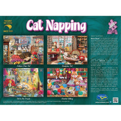 PREORDER Puzzle - Holdson - Cat Napping - 1000pc Puzzle - SET OF FOUR