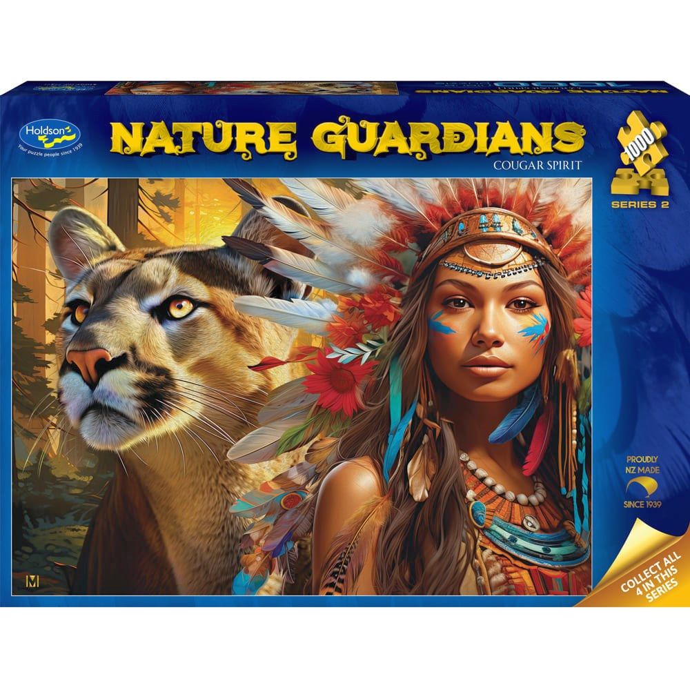 PREORDER Puzzle - Holdson - Nature Guardians S2 - 1000pc Puzzle - Cougar Spirit