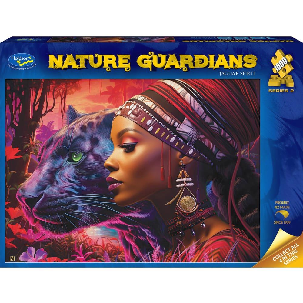 PREORDER Puzzle - Holdson - Nature Guardians S2 - 1000pc Puzzle - Jaguar Spirit