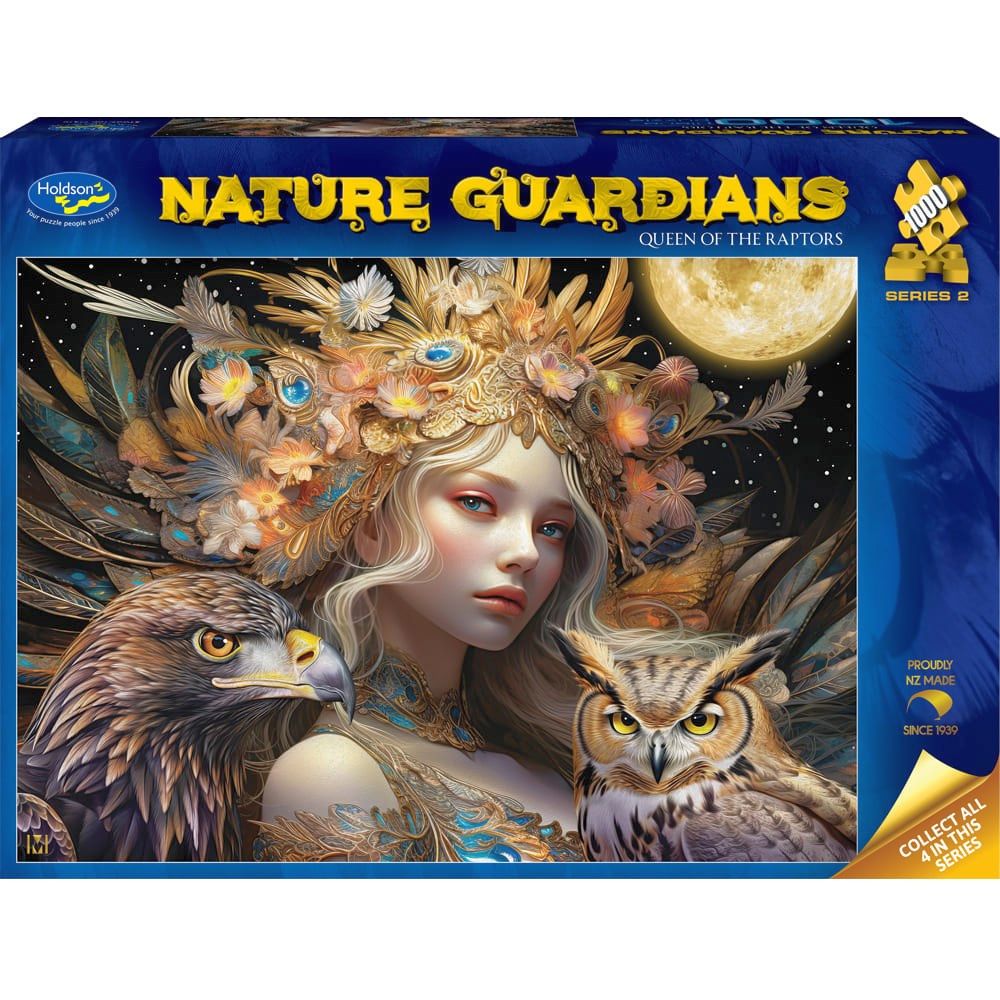 PREORDER Puzzle - Holdson - Nature Guardians S2 - 1000pc Puzzle -Queen of the Raptors