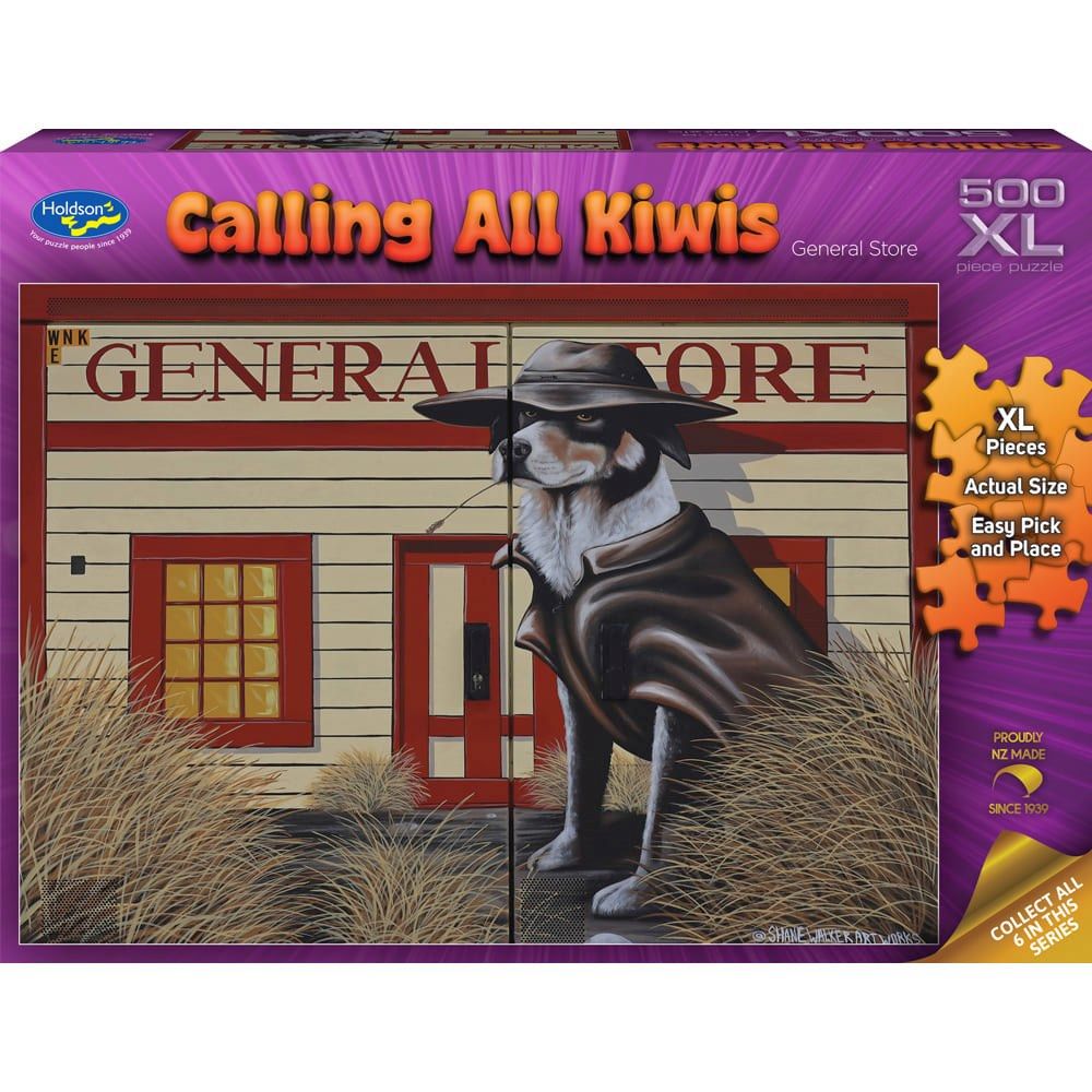 PREORDER Puzzle - Holdson - Calling all Kiwis - 500XLpc Puzzle - General Store