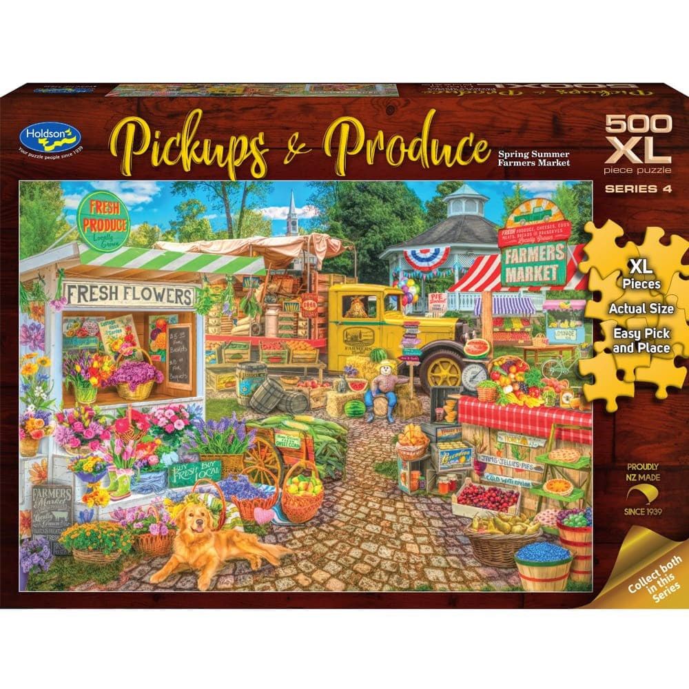 PREORDER Puzzle - Holdson - Pickups & Produce S4 - 500XLpc Puzzle - Spring Summer Farmers Market