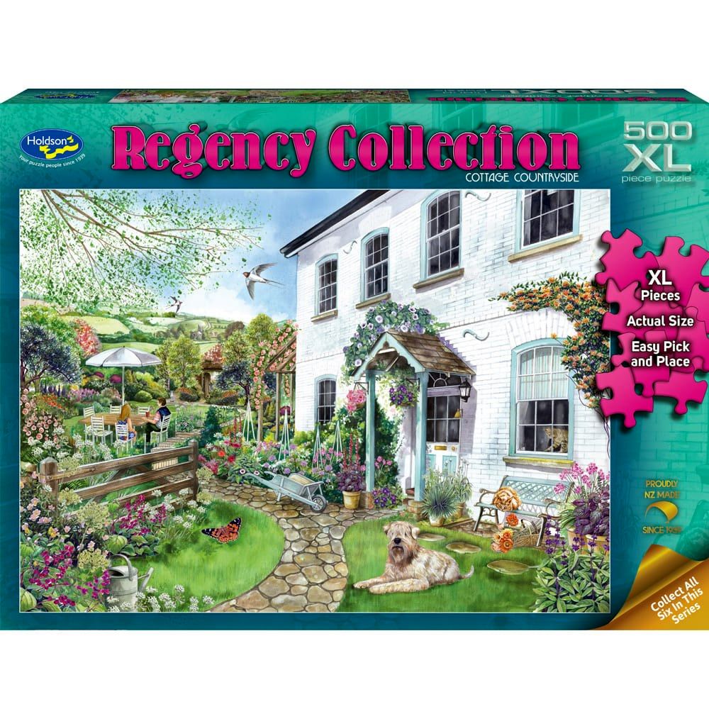PREORDER Puzzle - Holdson - Regency Collection - 500XLpc Puzzle - Cottage Countryside
