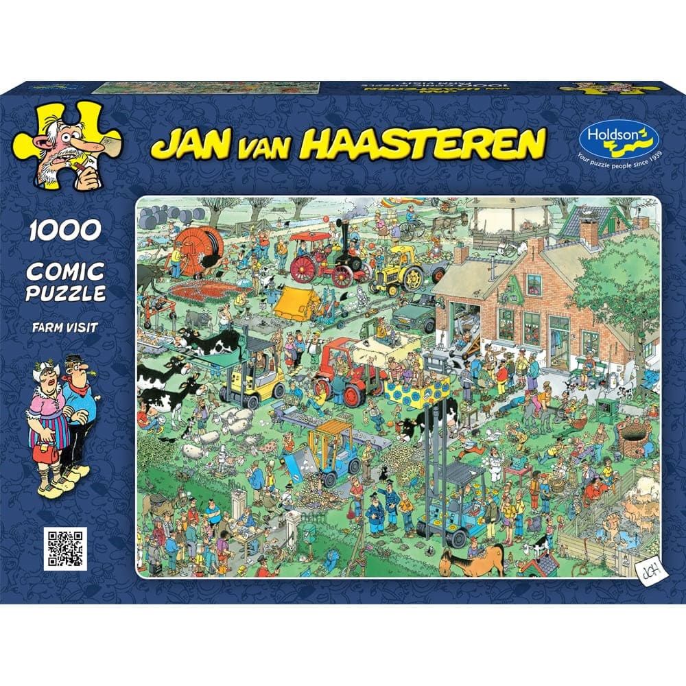 PREORDER Puzzle - Holdson - Van Haasteren - 1000pc Puzzle - Farm Visit
