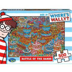 PREORDER Puzzle - Holdson - Wheres Wally - 500XLpc Puzzle - Battle of the Bands