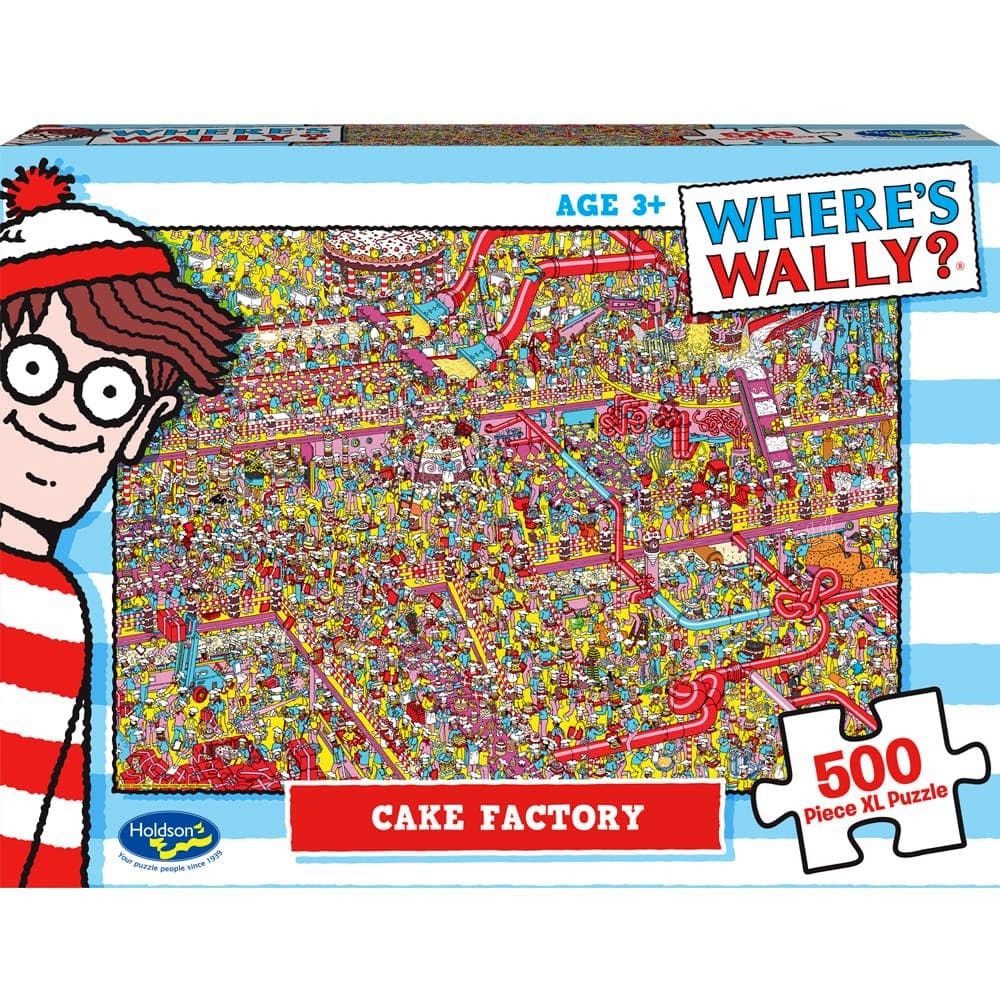 PREORDER Puzzle - Holdson - Wheres Wally - 500XLpc Puzzle - Cake Factory