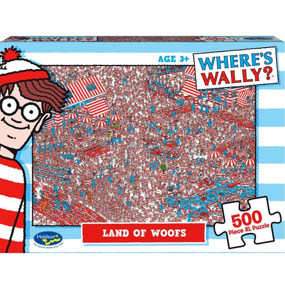 PREORDER Puzzle - Holdson - Wheres Wally - 500XLpc Puzzle - Land of Woofs
