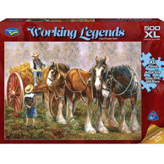 PREORDER Puzzle - Holdson - Working Legends - 500XLpc Puzzle - Can I Come Too?