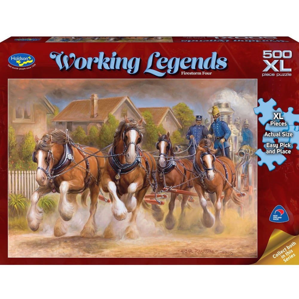 PREORDER Puzzle - Holdson - Working Legends - 500XLpc Puzzle - Firestorm Four