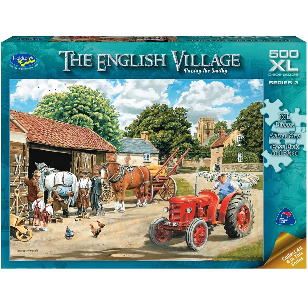 PREORDER Puzzle - Holdson - The English Village S3 - 500XLpc Puzzle - Passing the Smithy