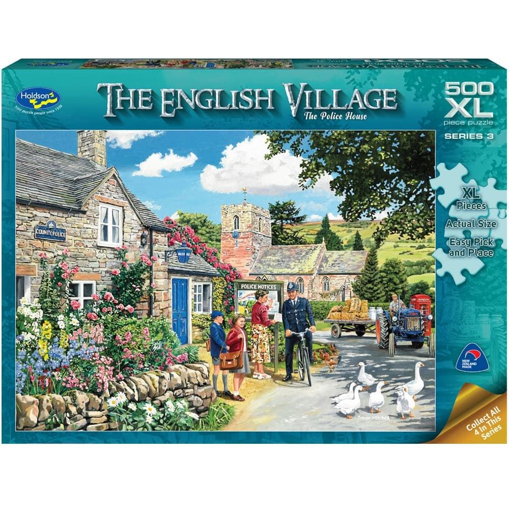 PREORDER Puzzle - Holdson - The English Village S3 - 500XLpc Puzzle - Police House