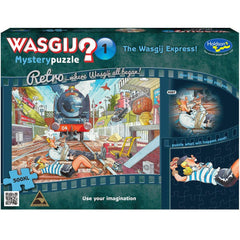 PREORDER Puzzle - Holdson - Wasgij? - 500XLpc Puzzle - Retro Mystery #1 Wasgij Express