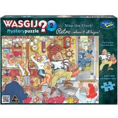PREORDER Puzzle - Holdson - Wasgij? - 500XLpc Puzzle - Retro Mystery #2 Stop The Clock