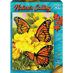 PREORDER Puzzle - Holdson - Natures Calling - 500XLpc Puzzle - Monarch Yellow Rose