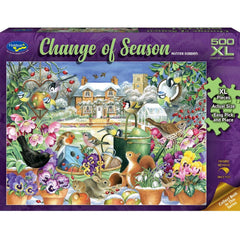 PREORDER Puzzle - Holdson - Change of Season - 500XLpc Puzzle - Winter Garden