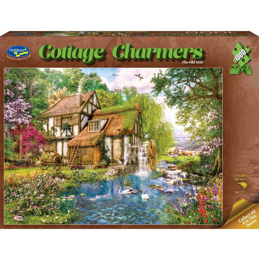 PREORDER Puzzle - Holdson - Cottage Charmers - 1000pc Puzzle - The Old Mill