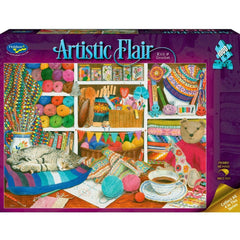 PREORDER Puzzle - Holdson - Artistic Flair - 1000pc Puzzle - Knit & Crochet