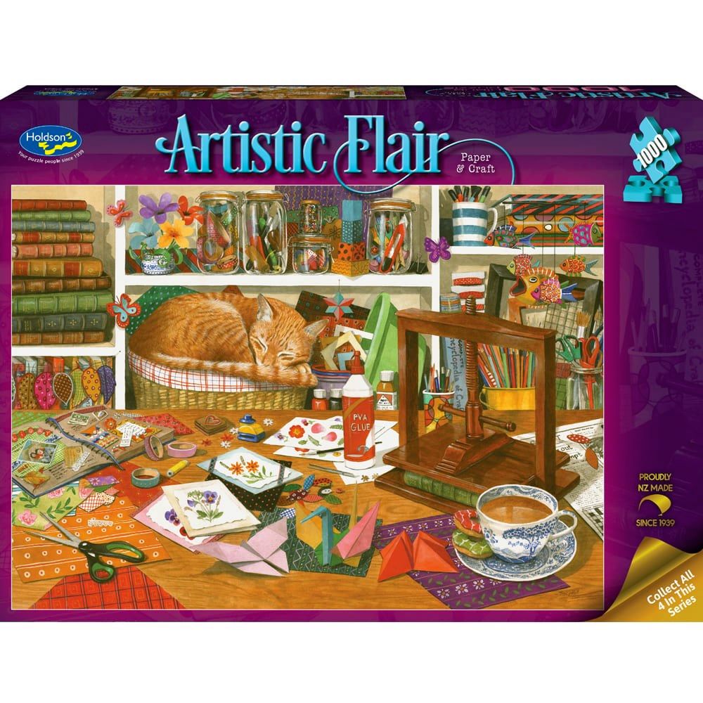 PREORDER Puzzle - Holdson - Artistic Flair - 1000pc Jigsaw Puzzle - Paper & Craft