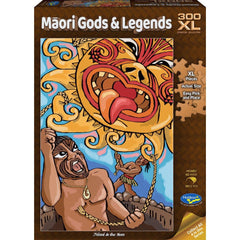PREORDER Puzzle - Holdson - Maori Gods & Legends - 300XLpc Puzzle - Maui & The Sun