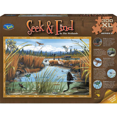 PREORDER Puzzle - Holdson - Seek & Find S2 - 300XLpc Puzzle - In The Wetlands
