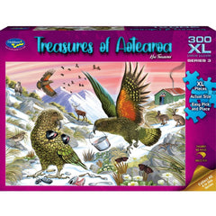 PREORDER Puzzle - Holdson - Treasures of Aotearoa S3 - 300XLpc Puzzle - Kea Treasures