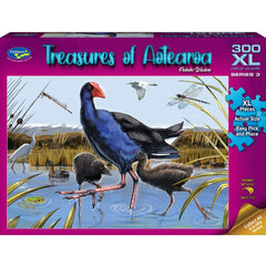 PREORDER Puzzle - Holdson - Treasures of Aotearoa S3 - 300XLpc Puzzle - Pukeko Waders