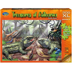 PREORDER Puzzle - Holdson - Treasures of Aotearoa S2 - 300XLpc Puzzle - Tuatara Twosome