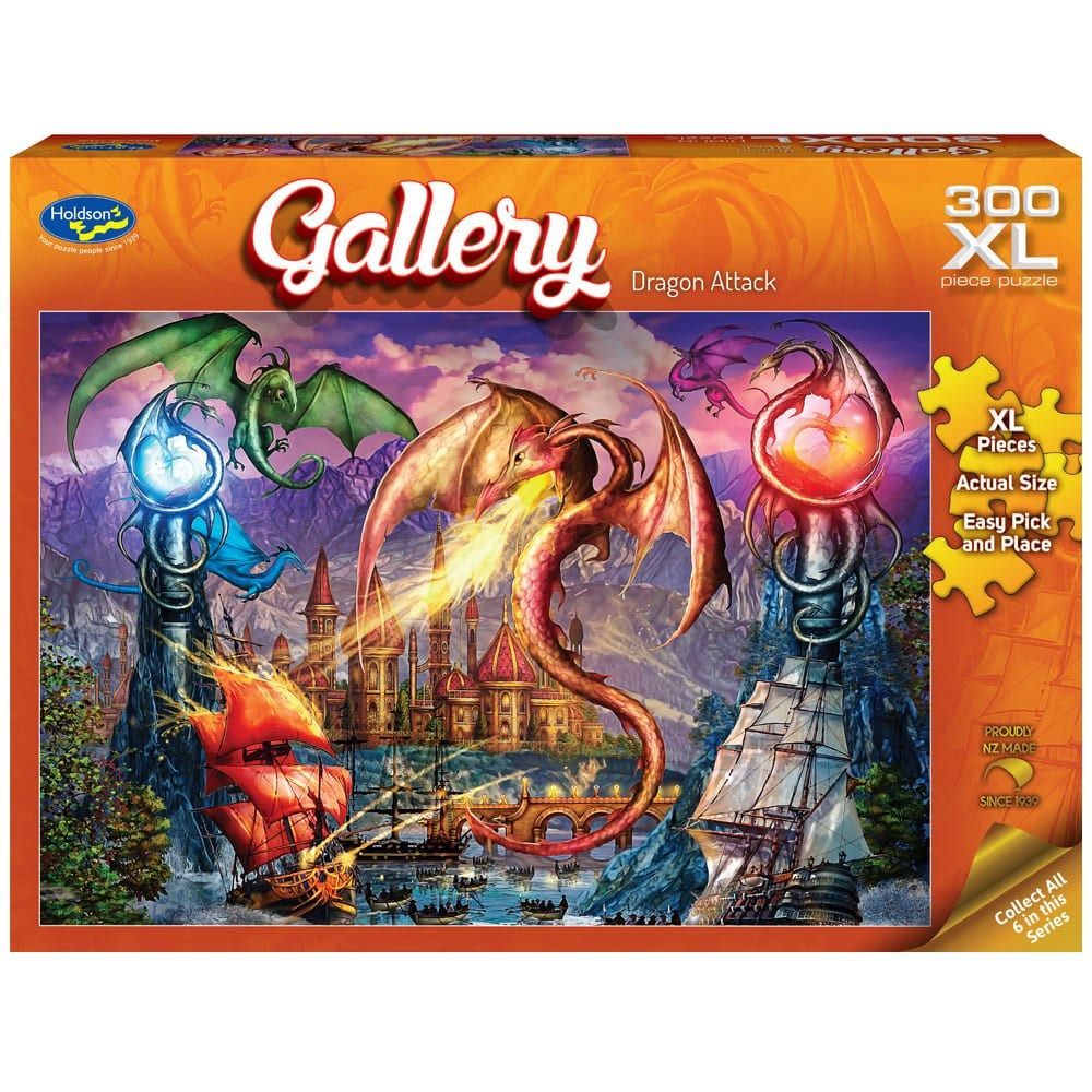 PREORDER Puzzle - Holdson - Gallery S7 - 300XLpc Puzzle - Dragon Attack