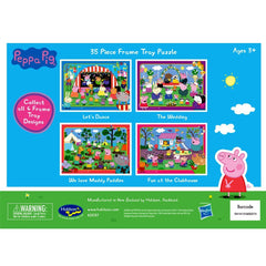 PREORDER Puzzle - Holdson - Peppa Pig S5 - 35pc Frame Tray Puzzle - SET OF FOUR