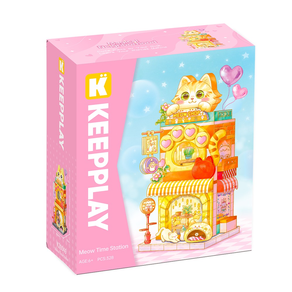 PREORDER City Corner Meow Time Station