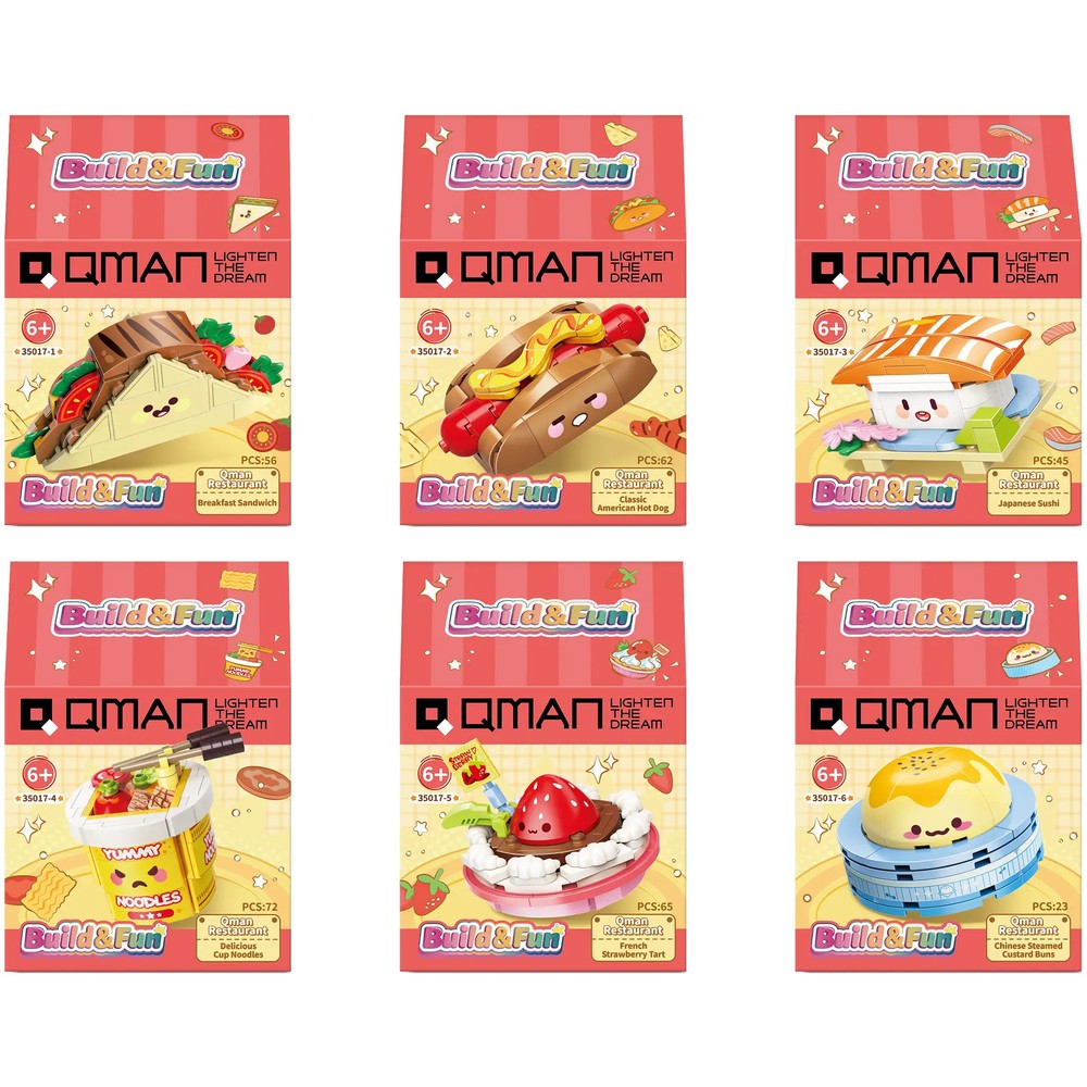 PREORDER Build & Fun Qman Restaurant (CDU = $17.70)