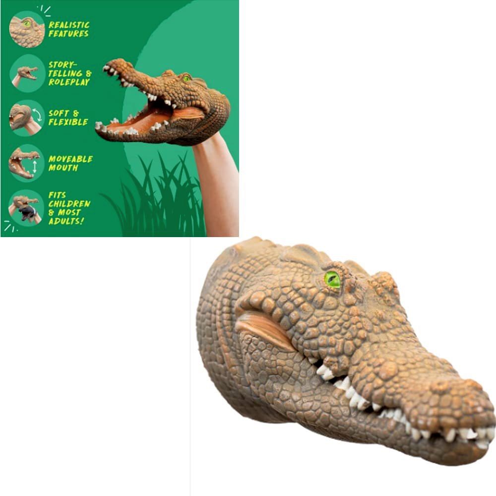 PREORDER Wild Thingz Hand Puppet - Crocodile