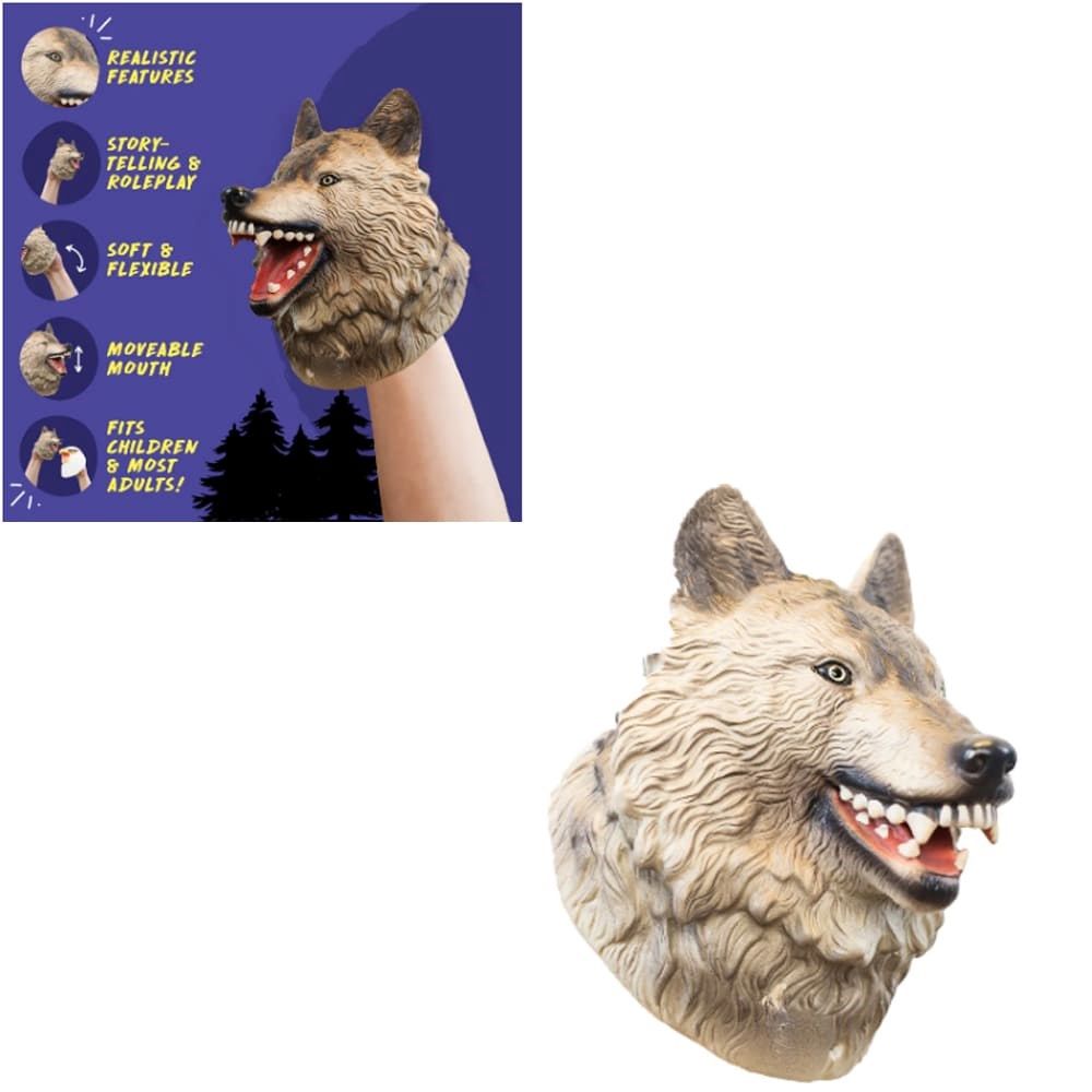 PREORDER Wild Thingz Hand Puppet - Wolf