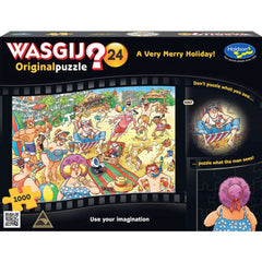 PREORDER Puzzle - Wasgij? - 1000pc Puzzle - Original #24 A Very Merry Holiday