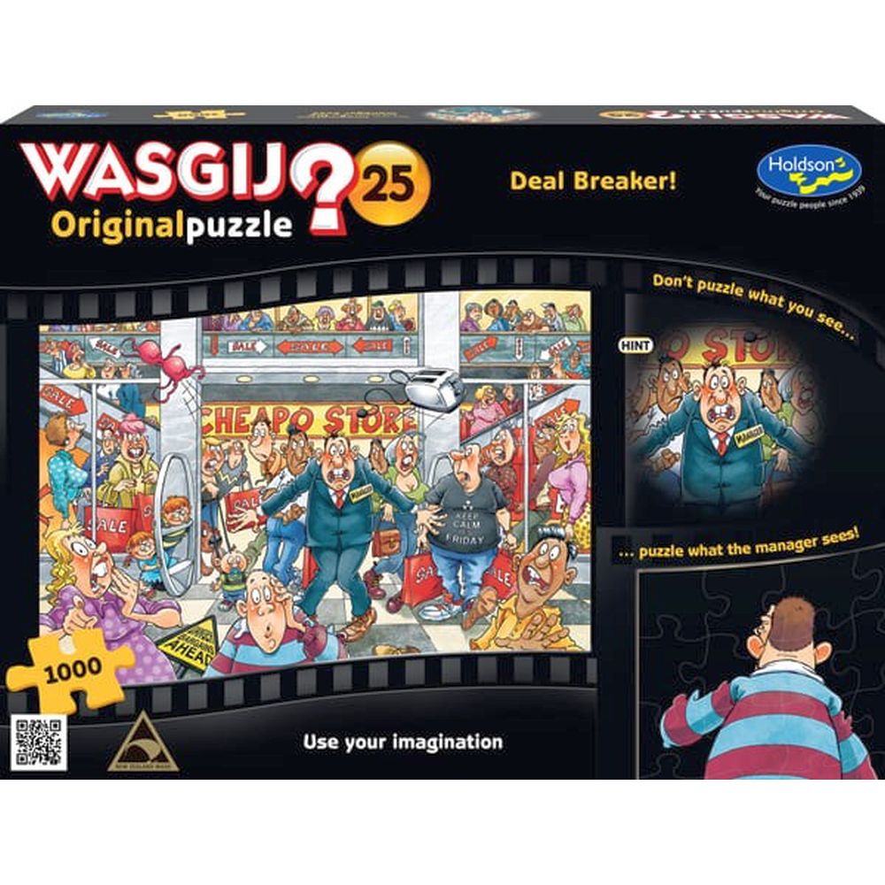 PREORDER Puzzle - Wasgij? - 1000pc Puzzle - Original #25 Deal Breaker!