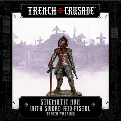 PREORDER Trench Crusade By Pluto Minis - Stigmatic nun (Sword - pistol)