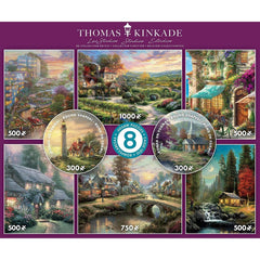 PREORDER Thomas Kinkade 8 in 1 Jigsaw Puzzle