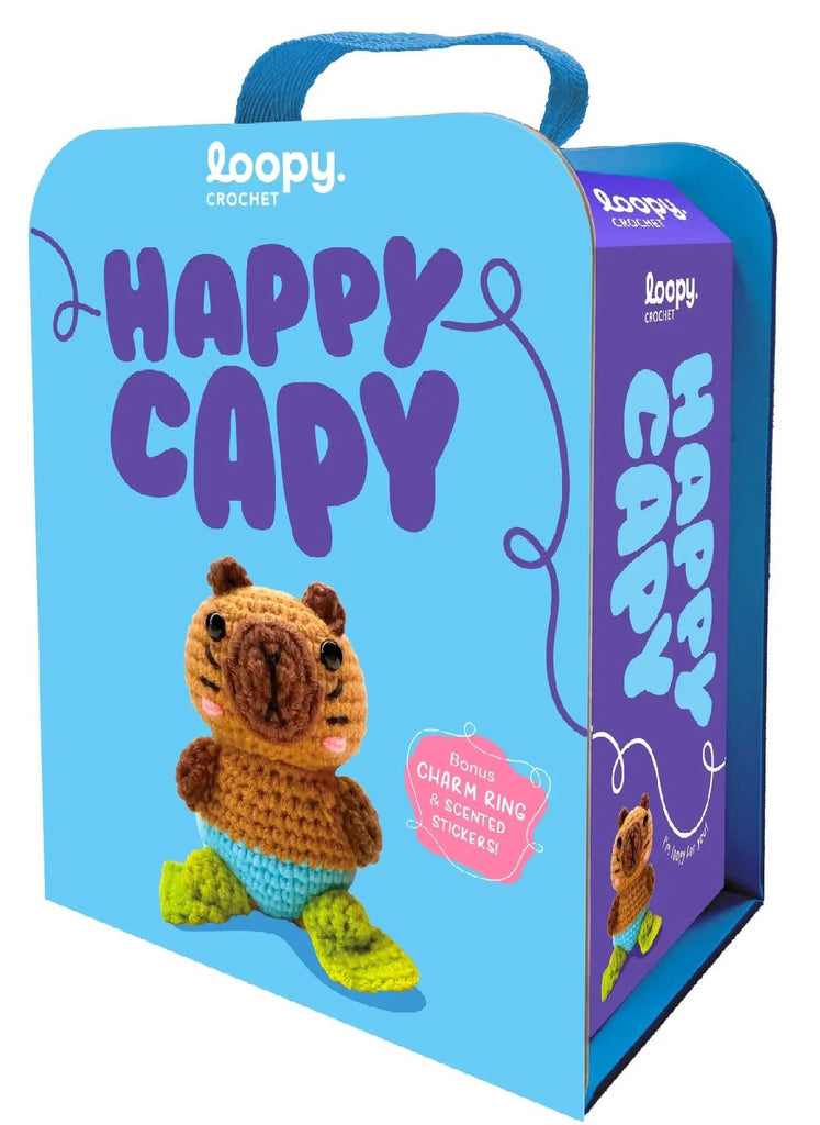 PREORDER Loopy Crochet Book & Kit - Happy Capy