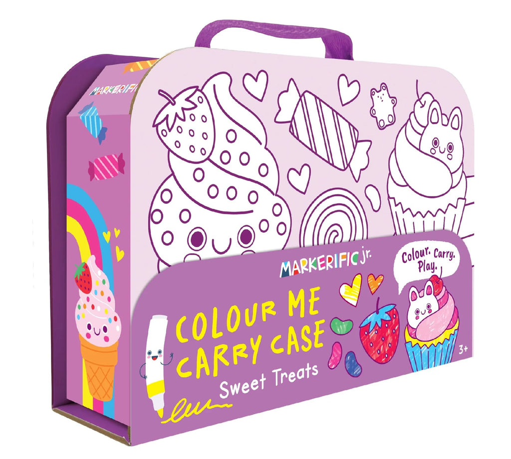 PREORDER Markerific Jr. - Colour Me Carry Case - Sweet Treats