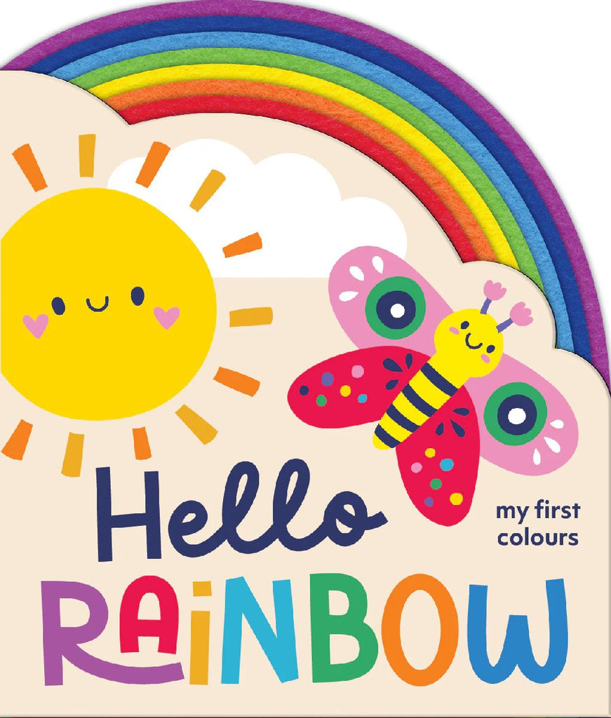 PREORDER Chunky Felt Board Book - Hello Rainbow