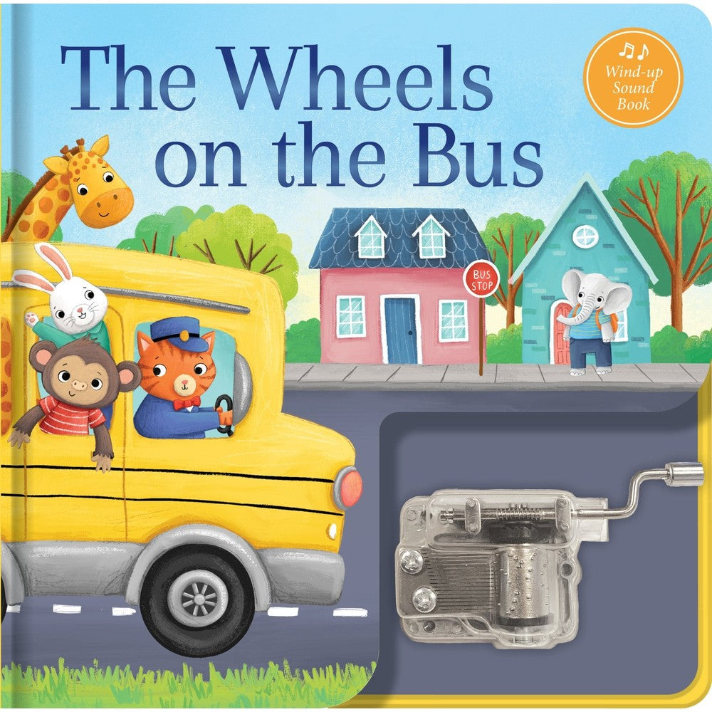 PREORDER Wind-Up Music Box Book - The Wheels on the Bus