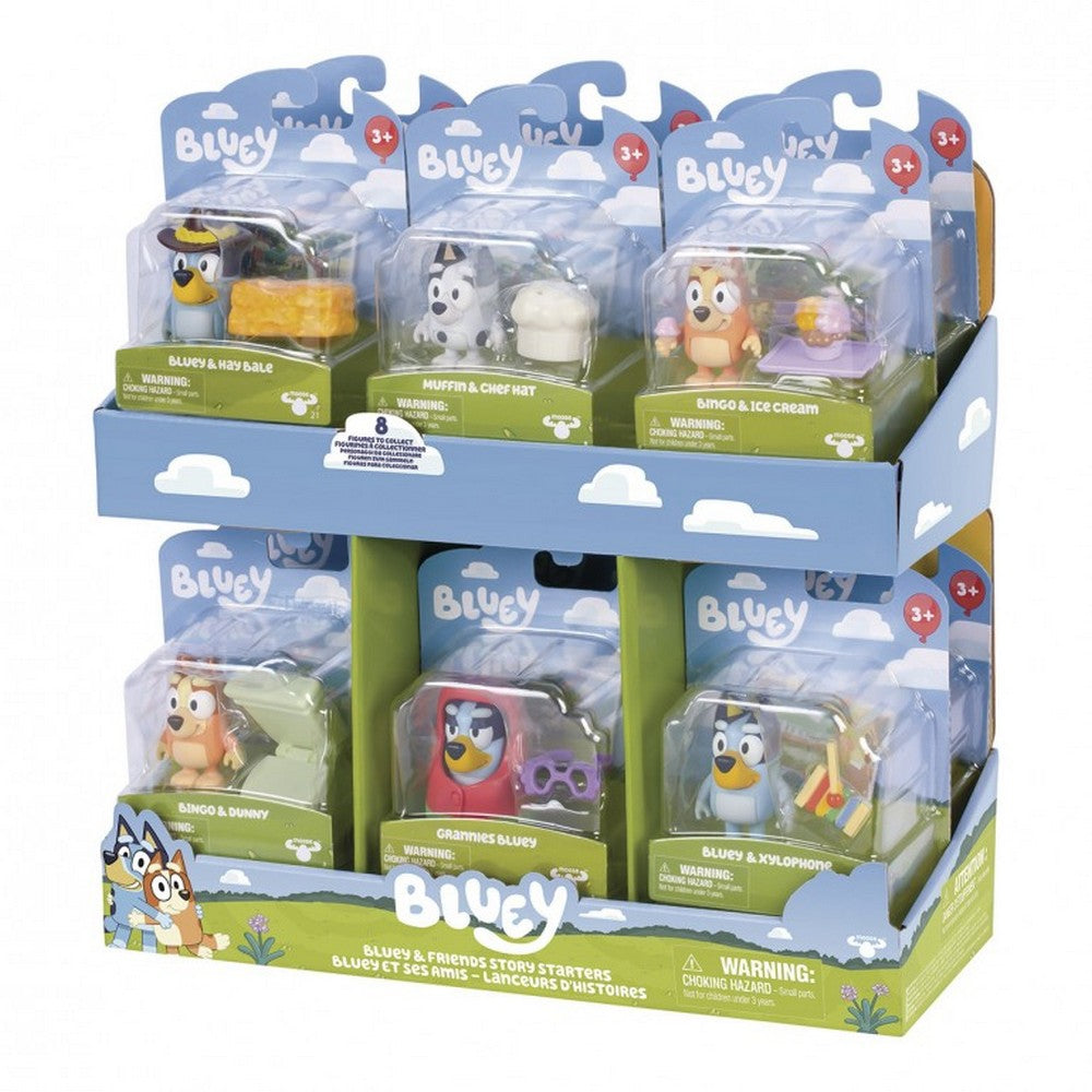 PREORDER Bluey S15 Story Starter Pk 12Pc Cdu Assorted