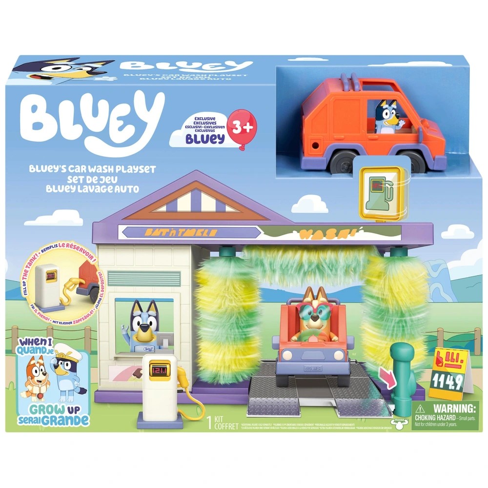 PREORDER BlueyS Car Wash Playset