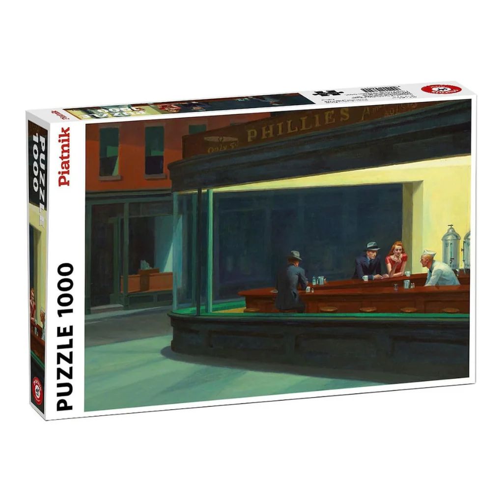 PREORDER Puzzle - Piatnik - Hopper - Nighthawks 1000pc