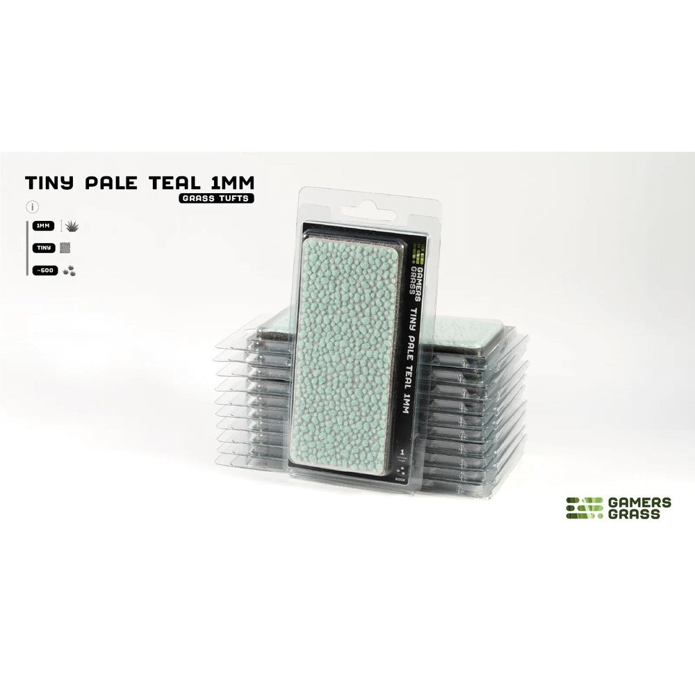PREORDER Gamers Grass - Grass Tufts - Tiny Pale Teal 1mm