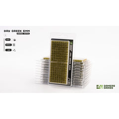 PREORDER Gamers Grass - Grass Tufts - Dry Green 6mm - Small