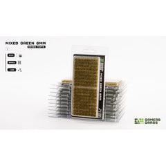 PREORDER Gamers Grass - Grass Tufts - Mixed Green 6mm - Small