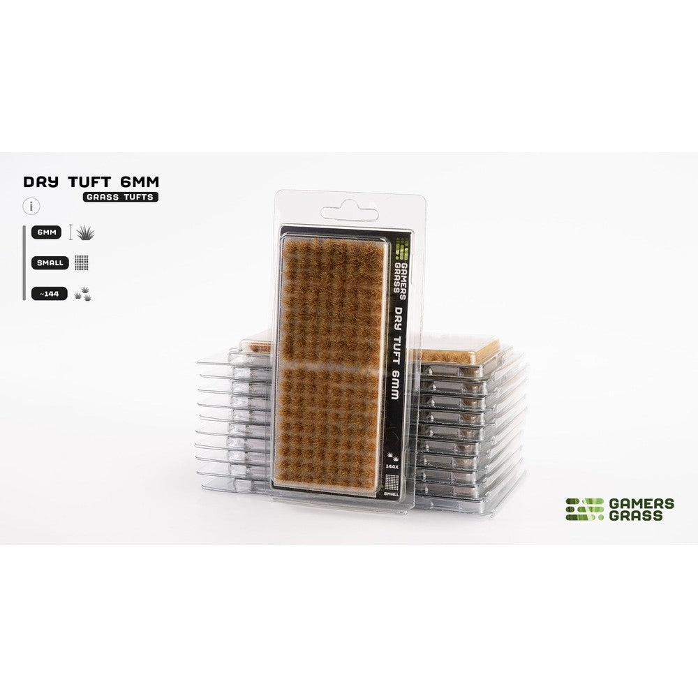 PREORDER Gamers Grass - Grass Tufts - Dry Tuft 6mm - Small
