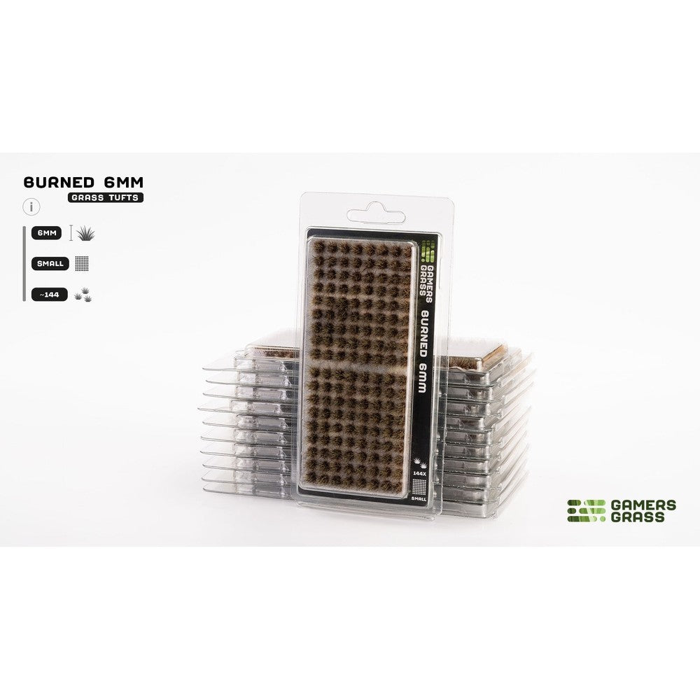 PREORDER Gamers Grass - Grass Tufts - Burned Tufts 6mm - Small