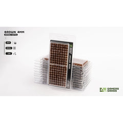 PREORDER Gamers Grass - Grass Tufts - Brown 4mm - Small
